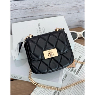Min歐美代購·🔥臺灣現貨Kate Spade♠️Ks Carey Faux Fur 迷你鏈條小香風金扣側揹包😍/免運費