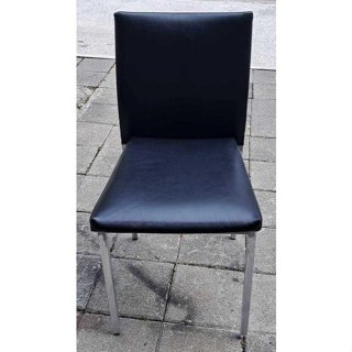【嚴選中古家具】2手家電推薦 樂居二手傢俱 F091205CJJJ*黑皮餐椅* 實木桌椅 二手桌椅 洽談桌滿千送百豐富喜