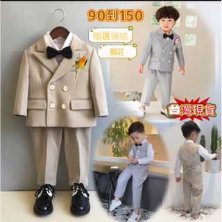 ❤️‍🔥臺灣現貨❤️小童禮服花童西裝套裝花童禮服 正式兒童西裝 週歲禮服 男童套裝 表演衣服 兒童鋼琴表演禮服西裝外套