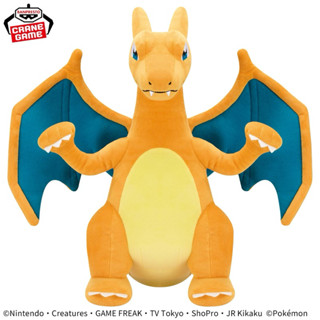噴火龍 日本 娃娃 玩偶 38cm 寶可夢 Pokémon 日本空運 景品 BANPRESTO 收藏 禮物 小朋友最愛