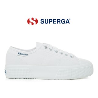 SUPERGA 女鞋 休閒鞋 小白鞋 3740 輕量系列 增高3.5cm 白 S2142ZW-901
