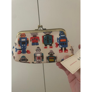 Cath Kidston實用珠扣防水口金包/化妝/零錢包