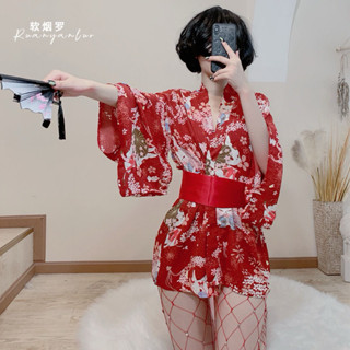 臺灣現貨3029🔥日系和服 性感和服 性感旗袍 角色扮演服 和服 浴袍 性感睡衣 連身睡裙