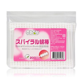 奈森克林 臺灣製 螺旋棉花棒200支