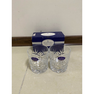 全新 royal doulton finest crystal 酒杯 威士忌杯 兩入一賣 皇家道爾頓