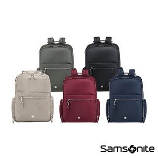 Samsonite新秀麗 筆電後背包/電腦包/雙肩包/女包 15.6吋 KARISSA EVO 輕量商務大容量多層