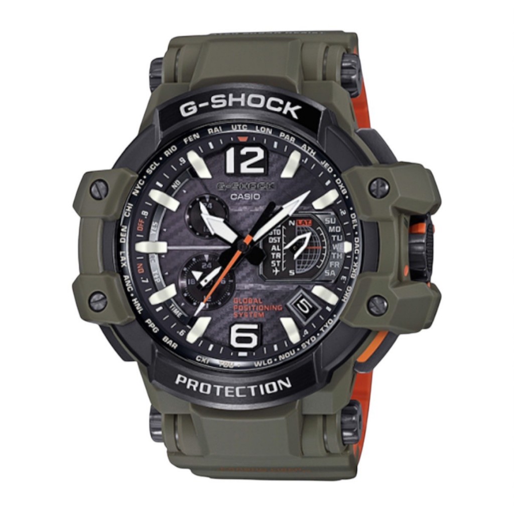 【G-SHOCK】探險極限時空橄欖綠系列科技電波錶 GPW-1000KH-3A 56mm 現代鐘錶