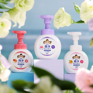 日本獅王 趣淨抗菌洗手慕斯 柑橘/果香/花香250ml 洗手乳慕斯 獅王 慕斯清潔 洗手【公司貨】小豆苗