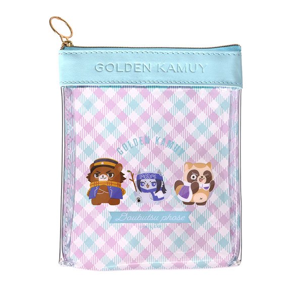 🐈幸幸貓🐈 現貨 日版 黃金神威 動物裝造型 動物 透明拉鍊包 收納包 小物包 杉元 阿席莉帕 白石