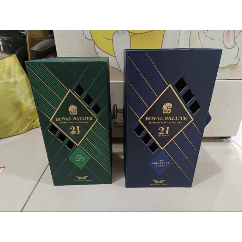 Royal Salute 皇家禮炮 21年 限定包裝 1000ml 空酒盒 磁吸盒 收納盒 收藏品 磁吸禮盒 禮物盒