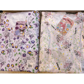 🈹特價🈹日本Kuromi Melody美樂蒂 酷洛米 庫洛米Baku甚平 睡衣 夏季家居服 睡褲 絕版套裝Sanrio
