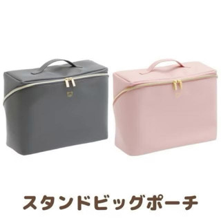 2025新品 日本進口 懶懶熊 拉拉熊 合成皮革材質 超大容量 化妝包 收納包 3C包 過夜包