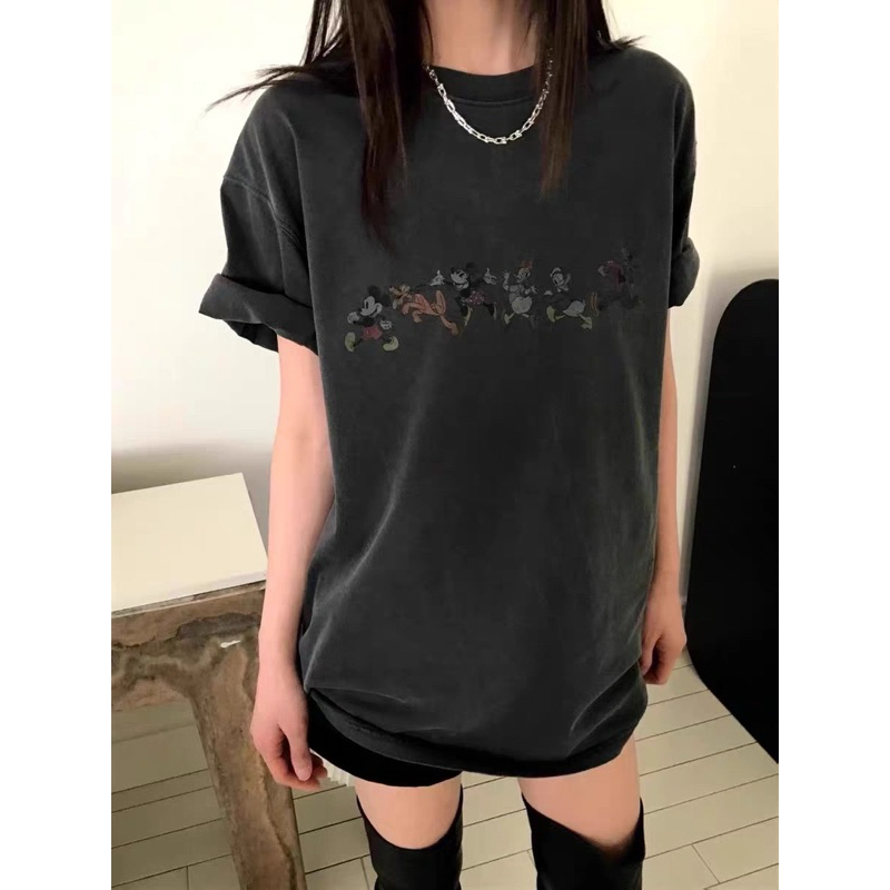 DPS正韓 東大門 韓國代購 必需要擁有的米老鼠水洗t create 預購 短t 時髦t 休閒 米老鼠 水洗t