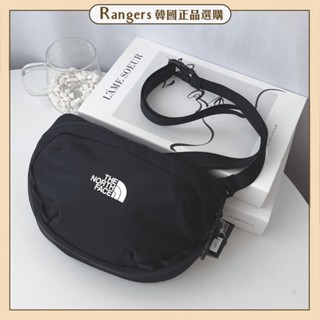 郵寄兵．現貨 The North Face 北臉 韓國 燙印小標 橢圓 尼龍 胸包 斜揹包 側揹包 男生包包