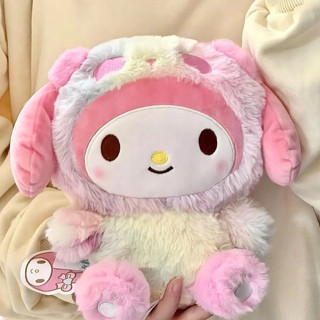 免運 臺灣出貨✨兒童節禮物 💖紮染庫洛米玩偶娃娃 公仔床上抱枕公仔超萌玉桂狗美樂蒂送女生孩子生日禮物