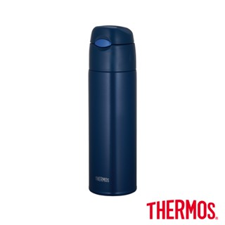 【品牌會員兌換禮】【THERMOS膳魔師】吸管真空保冷/溫瓶550ml(FHL-551-NVY)深藍色