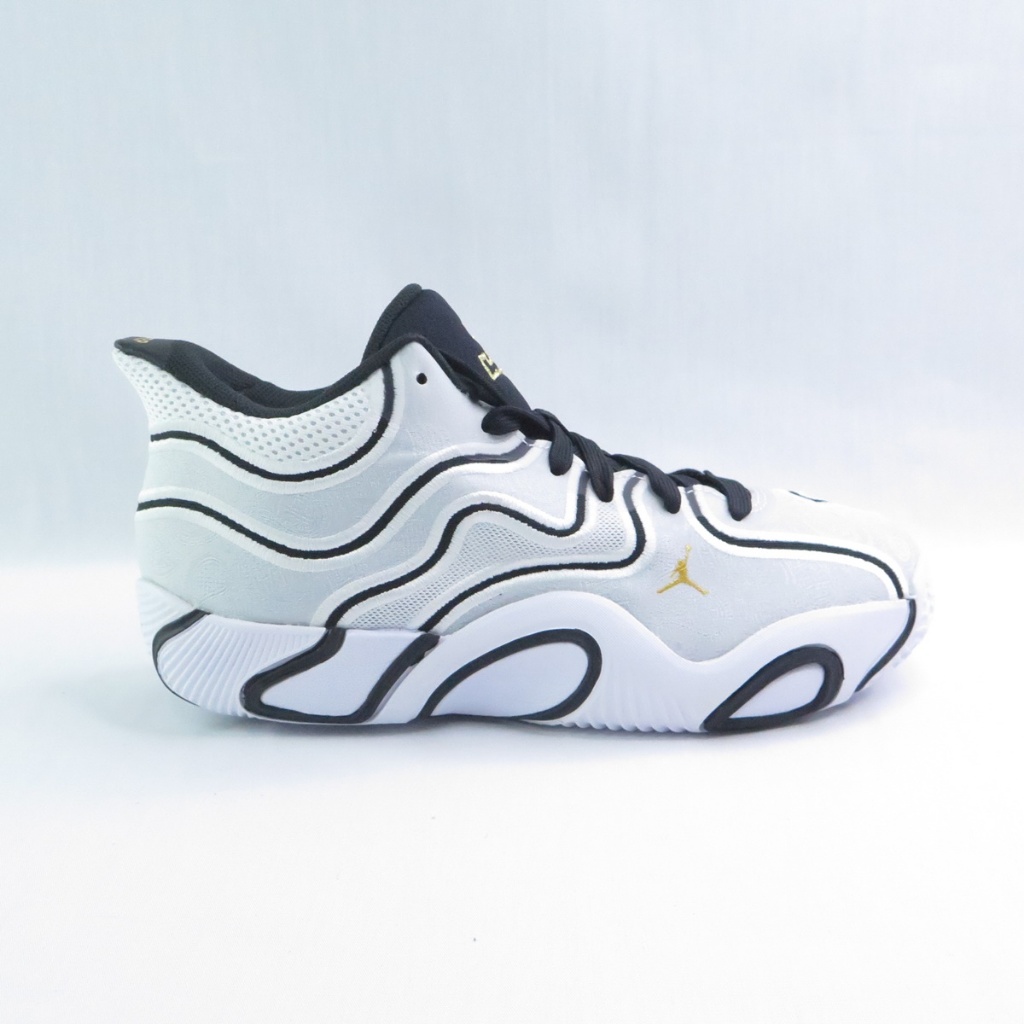 NIKE IB8151100 Jordan Tatum 3 大童 籃球鞋 免綁鞋帶 白x黑【iSport愛運動】