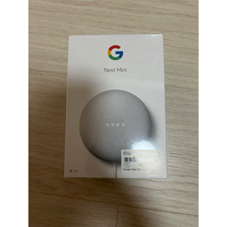 (全新未拆封) Google Nest Mini 第2代 粉炭白 智慧音箱 第二代