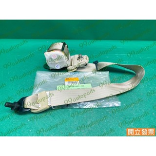 【汽車零件專家】三菱 VIRAGE 1.8 1999-2000年 米色 安全帶 安全帶總成 CW728598Y..B2