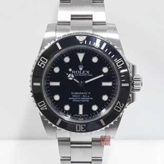 ROLEX 勞力士 114060 Submariner 潛航者 2016/03 入門經典款無日曆黑水鬼 大眾當舖B435