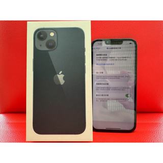 Apple iphone 13 黑色 128G 電池容量78% 有盒 ios版本18.3 無螢幕保護貼 外觀9.5成新