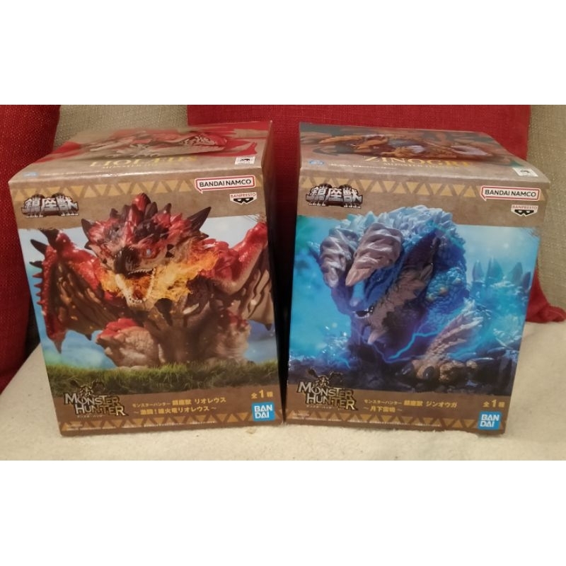 【現貨】 日版 魔物獵人 鎮座獸 雄火龍 雷狼龍 天慧龍滅盡龍泡狐龍嵐龍斬龍煌黑龍無 公仔 模型 雄火龍公仔 雷狼龍公仔