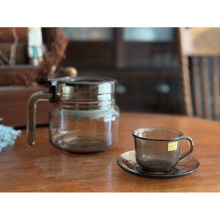 【福三】 法國 arcoroc 玻璃 咖啡杯 壺