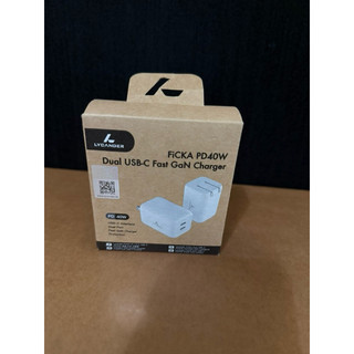 Lycander FiCKA 雙USB-C PD40W快速氮化鉀充電器