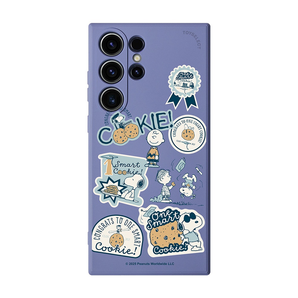 【TOYSELECT】SNOOPY史努比餅乾手帳純色矽膠SAMSUNG手機殼