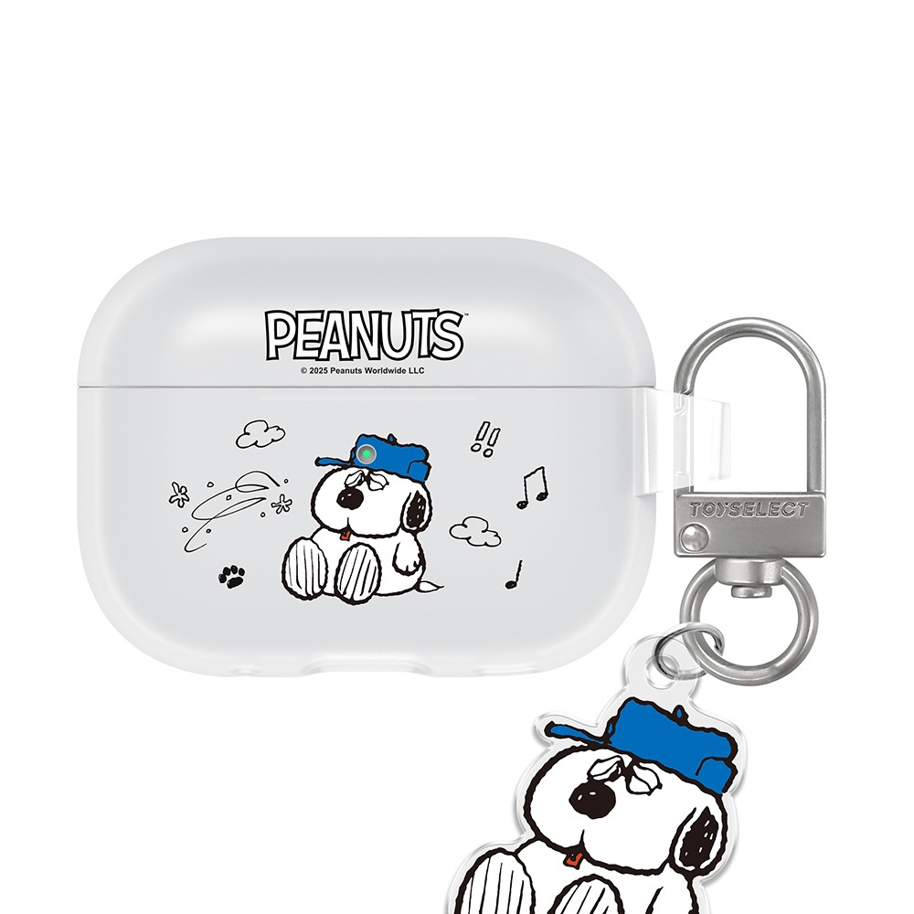 【TOYSELECT】SNOOPY史努比煩惱歐拉夫強悍防摔AirPods保護套(附吊飾)