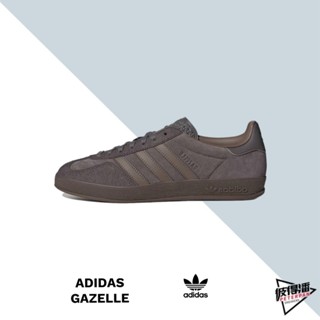 ADIDAS GAZELLE INDOOR 麂皮 深灰 棕線 中性 JOURNAL STANDARD JQ6213