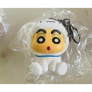 現貨 蠟筆小新小白裝 公仔 小夜燈+吊飾