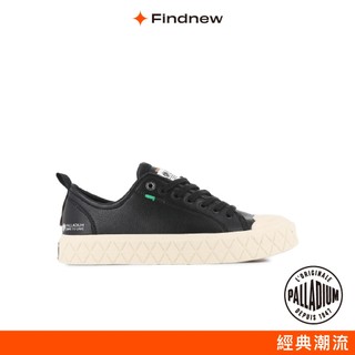 PALLADIUM ACE RE-VEGAN LTH 菱紋底鬆餅鞋 黑色 男女共款 74458-008【Findnew】