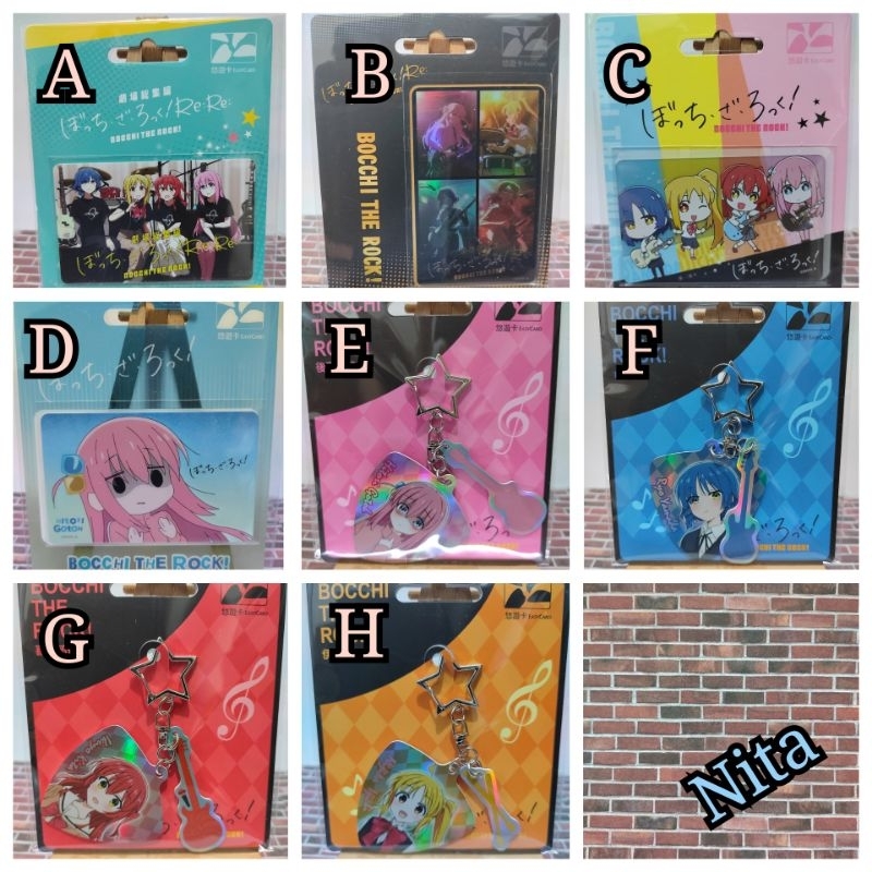 孤獨搖滾 悠遊卡 團結Band 後藤一里、伊地知虹夏、山田涼、喜多郁代 造型悠遊卡 Bocchi the Rock!