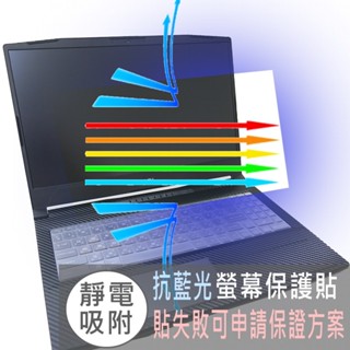 【Ezstick】MSI 微星 Katana 15 B12V B13V B13U 防藍光螢幕貼 抗藍光(可選鏡面或霧面)