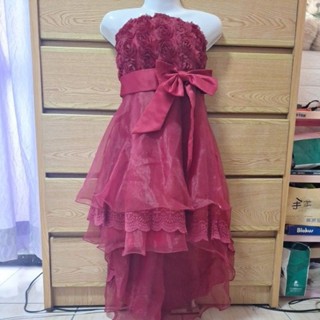 近全新洋裝禮服／伴娘禮服／S