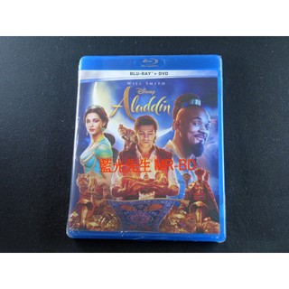 [藍光先生BD] 阿拉丁 2019 真人版 BD + DVD Aladdin
