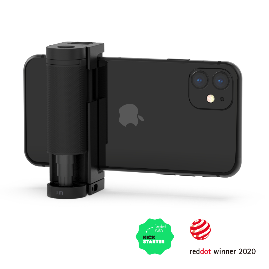 Just Mobile  ShutterGrip 2 掌握街拍 2 | 手機藍牙握把 自拍支架 拍照神器 自拍棒 -霧黑