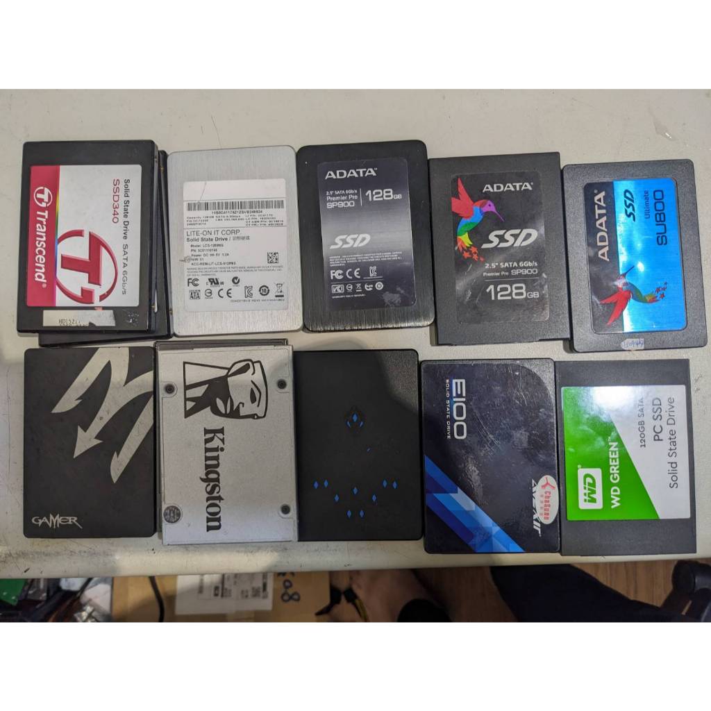 2.5吋 現貨不用等"SSD 120g 128G 固態硬碟 ADATA 金士頓 巨蟒 創見 快速開機 Sata
