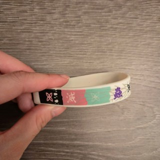 【瑕疵品】 鬼滅之刃 蝴蝶忍 橡膠 手環