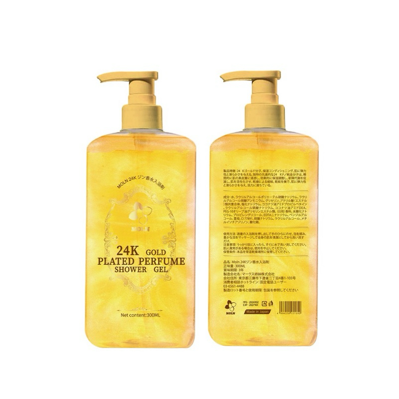 日本製Moln 24K 鎏金香水沐浴乳-300ml