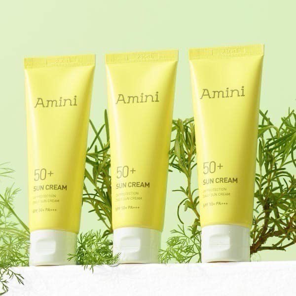 現貨 韓國製 AMINI 亮白保濕防曬霜-50ml