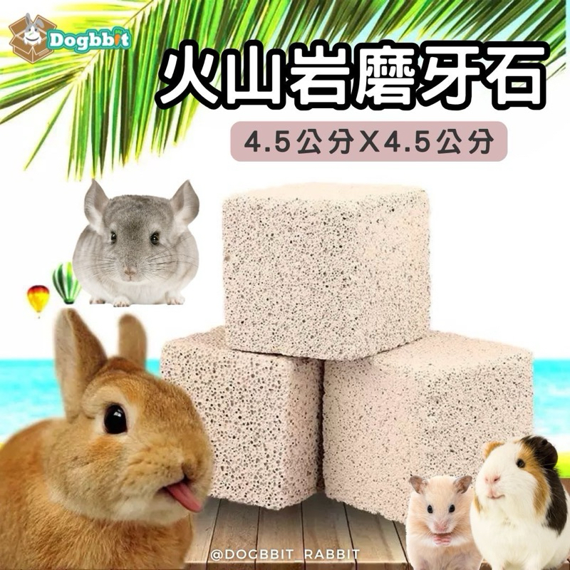 道格兔Dogbbit | 火山岩礦物磨牙石 加鈣磨牙石 兔子磨牙用品 鼠兔磨牙石 小寵磨牙石 倉鼠玩具 龍貓 天竺鼠