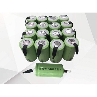 現貨 動力型鎳鎘3號SC充電電池1.2V 2500mAh手電鑽吸塵器 掃地機帶焊片