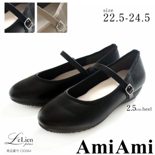 【AmiAmi】日系女鞋浪漫典雅 3E寬楦舒適單帶瑪莉珍娃娃鞋圓頭平底 好穿好走CX3064日貨