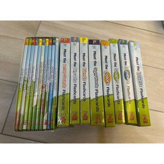《美國 Preschool Prep Company》幼兒美語學習DVD10片及閃卡8盒