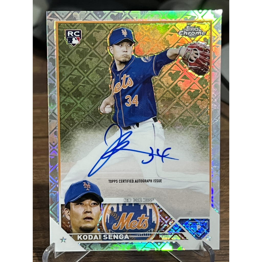 2023年千賀滉大選手　サイン入り公式野球 千賀滉大 150枚 直筆サイン2023 TOPPS CHROME ROOKIE AUTOGRAPH KODAI