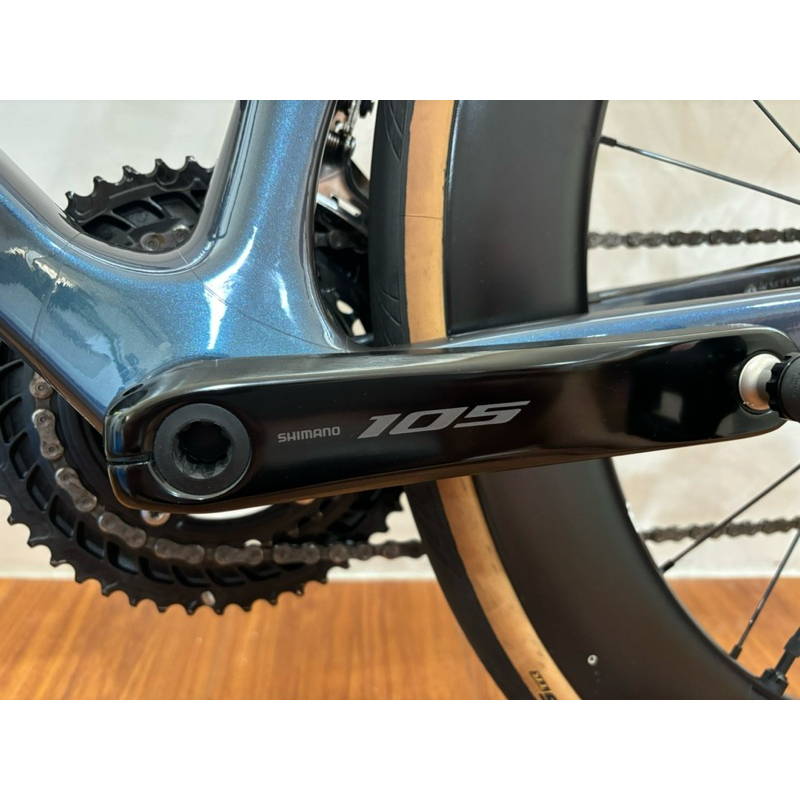 SHIMANO 105電變 FC-R7100 曲柄長172.5拆車品 左右曲柄含大盤 無傷