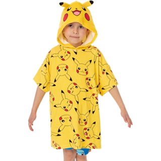 預購🚀空運🚀英國專櫃 Pokémon 皮卡丘 兒童 毛巾 浴巾 Pikachu 純棉 寶可夢