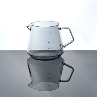 【沐湛咖啡】Kafe Function 透黑款 600ml 玻璃壺/咖啡下壺/手沖玻璃壺